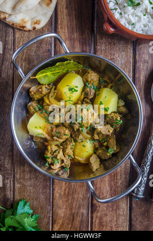 Traditional Goan lamb vindaloo dish Stock Photo