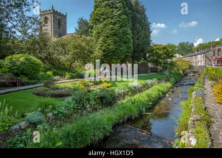 The Coronation garden at Waddington in the Forest of Bowland . Near Clitheroe Lancashire North West England. 2012 Stock Photo