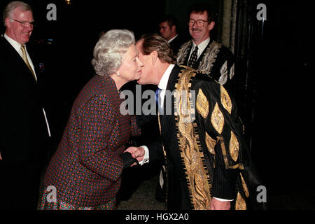 File photo dated 21/10/98 of Lord Snowdon with Queen Elizabeth II, as the former husband of Princess Margaret has died peacefully at his home on Friday aged 86, a family spokesman has said. Stock Photo