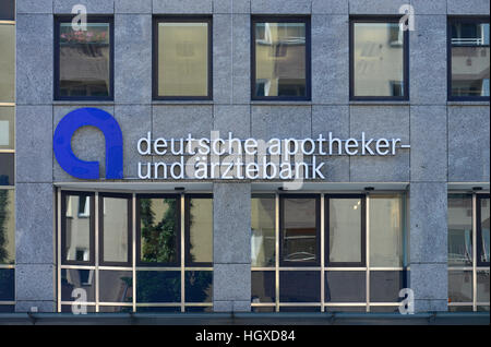 Deutsche Apotheker- und Aerztebank- apoBank, Kantstrasse, Charlottenburg, Berlin, Deutschland Stock Photo