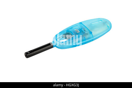 Gas lighter for gas-stove and gas-kitchen on white background Stock Photo