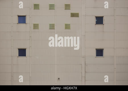 Photo of factory or warehouse building wall Stock Photo