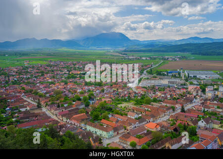 Rasnov Citadel in Romania Stock Photo