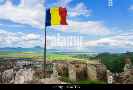 Rasnov Citadel in Romania Stock Photo