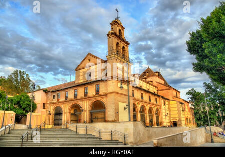Basilica and Sanctuary of St Maria de la Victoria in Malaga - Spain Stock Photo