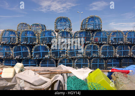 Lobster pot at Le Croisic in France Stock Photo