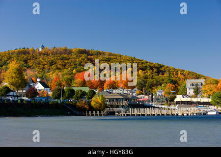 Weirs Beach on Lake Winnipesauke in Laconia, New Hampshire. Stock Photo