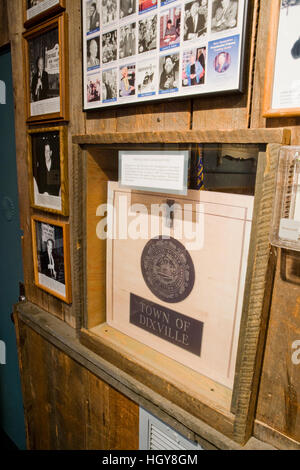 The Ballot Room at the Balsams Resort in Dixville Notch, New Hampshire. Stock Photo