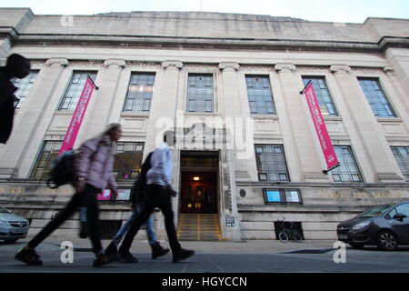 Exterior of the Central Library incorporating Graves Art Gallery, Surrey Street,  Sheffield city centre, South Yorkshire England UK Stock Photo