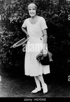 Suzanne Lenglen, French Tennis Player, Portrait, Bain News Service, 1921 Stock Photo