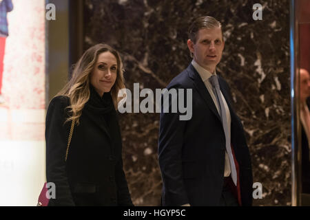 Lara Trump is seen in the lobby of the Trump Tower in New York, NY, on  January 10, 2017. Photo by Anthony Behar/Pool/ABACAPRESS.COM Stock Photo -  Alamy