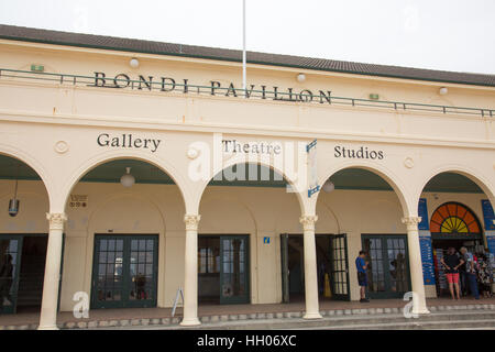Bondi Beach Pavilion in Sydney eastern suburbs,new south wales,Australia Stock Photo