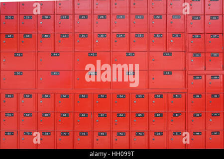 Personal mailboxes. Stock Photo
