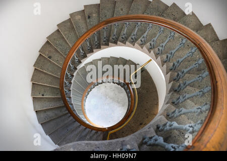 A spiral staircase. Stock Photo