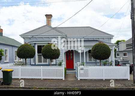 A small house in Devonport, a suburb of Auckland, New Zealand. Stock Photo