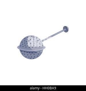 Tea strainer icon, cartoon style Stock Vector