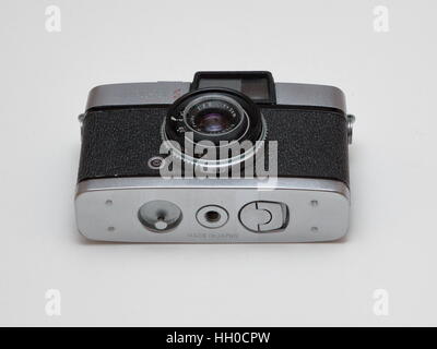 Olympus Pen S 35mm half frame film camera from 1960s Stock Photo