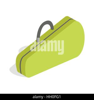Case for tennis rackets icon, isometric 3d style Stock Vector