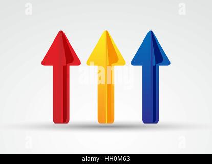 Arrows business concept Stock Vector