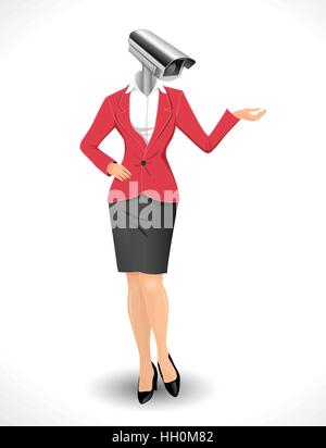 Businesswomen - woman as manager Stock Vector