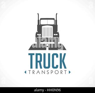 Logo - Logistic truck Stock Vector
