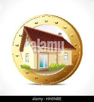 Money concept - elemet of human life Stock Vector