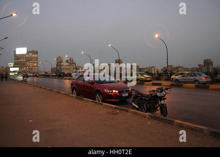 Cairo from University Bridge Stock Photo