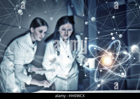 Innovative technologies as concept in science and medicine. Mixed media Stock Photo