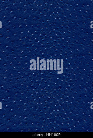full frame abstract dark blue ostrich leather surface Stock Photo
