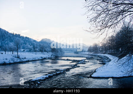 Winter time, Celje, Slovenia Stock Photo