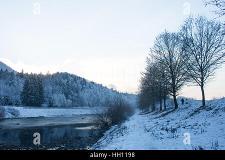 Winter time, Celje, Slovenia Stock Photo