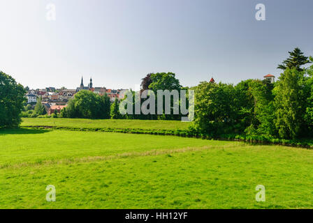 Waldenburg: view to Waldenburg, , Sachsen, Saxony, Germany Stock Photo