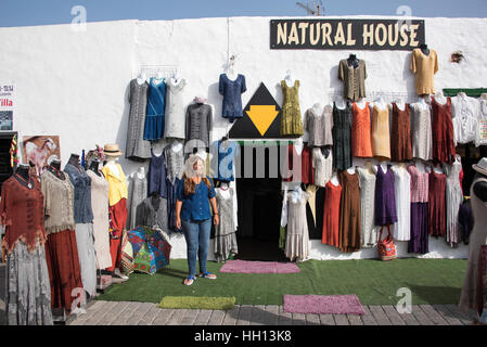 Clothes Shop for Womens Dresses on Flea market at Goa Anjuna Beach ,India Stock Photo - Alamy