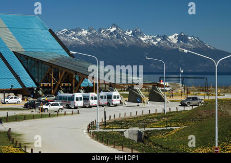 Ushuaia airport, Tierra del Fuego, Argentina Stock Photo