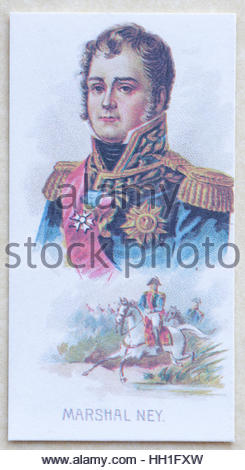 Marshal Ney, 1769 – 1815, Prince of Moskva, was a French military commander during the Revolutionary and Napoleonic wars Stock Photo