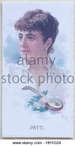 Opera Singer Patti Portrait of the opera singer Adelina Patti (1843-1919), 1870-1875 ...