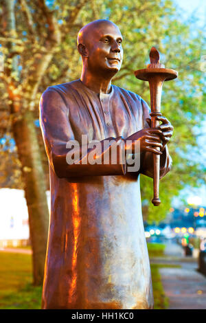 World Harmony Peace Statue, Cardiff Bay, Wales, UK Stock Photo