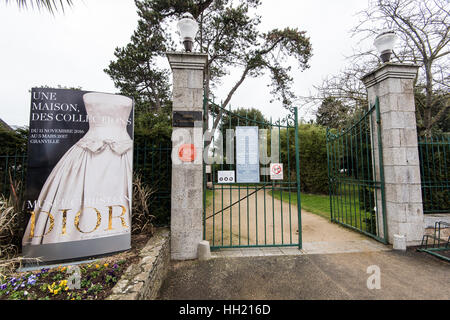 Granville, France - January 12, 2017: The Christian Dior museum, Famous designer in the world . Home where he was born in Granville, France Stock Photo