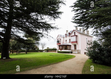 Granville, France - January 12, 2017: The Christian Dior museum, Famous designer in the world . Home where he was born in Granville, France Stock Photo