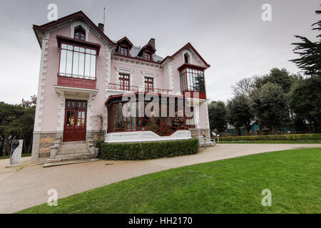 Granville, France - January 12, 2017: The Christian Dior museum, Famous designer in the world . Home where he was born in Granville, France Stock Photo