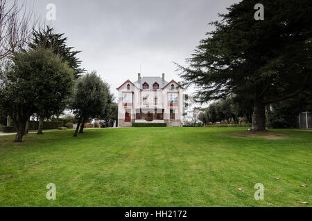 Granville, France - January 12, 2017: The Christian Dior museum, Famous designer in the world . Home where he was born in Granville, France Stock Photo