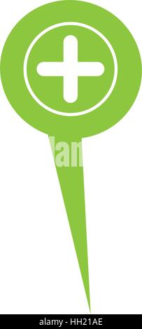 Isolated web pin Stock Vector