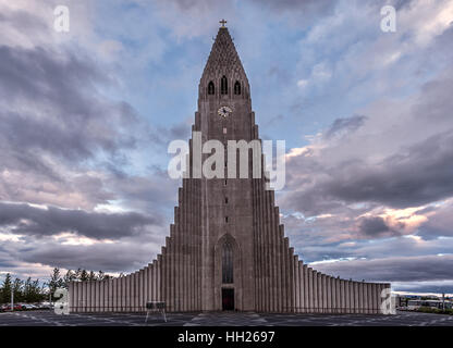 Hallgrímskirkja is a Lutheran parish church in Reykjavík, Iceland. At 73 metres high it is the largest church in Iceland.