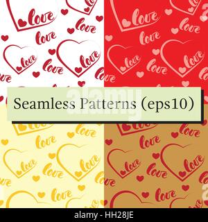 Romantic red heart background. Vector illustration for holiday design. Many flying hearts on white background. For wedding card, valentine day greetin Stock Vector