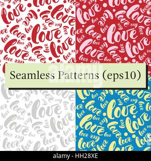 Romantic red heart background. Vector illustration for holiday design. Many flying hearts on white background. For wedding card, valentine day greetin Stock Vector