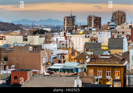 View over the city of Cartagena, Spain Stock Photo