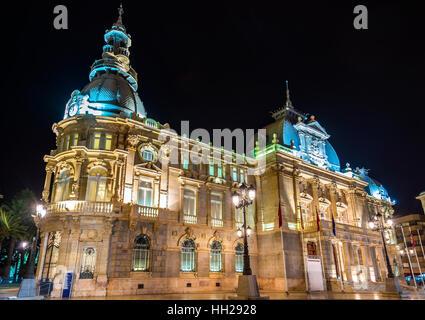 Palacio consistorial, the city hall of Cartagena, Spain Stock Photo