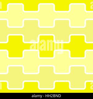 Square wave with round corners tile pattern - seamless editable repeating vector background wallpaper Stock Vector