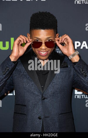 'The New Edition Story' Screening at The Paley Center for Media - Arrivals  Featuring: Bryshere Gray Where: Los Angeles, California, United States When: 14 Dec 2016 Stock Photo