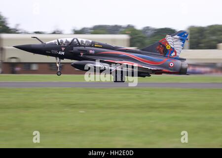 French Air Force Dassault Mirage 2000N taking off at the Royal International Air Tattoo Stock Photo